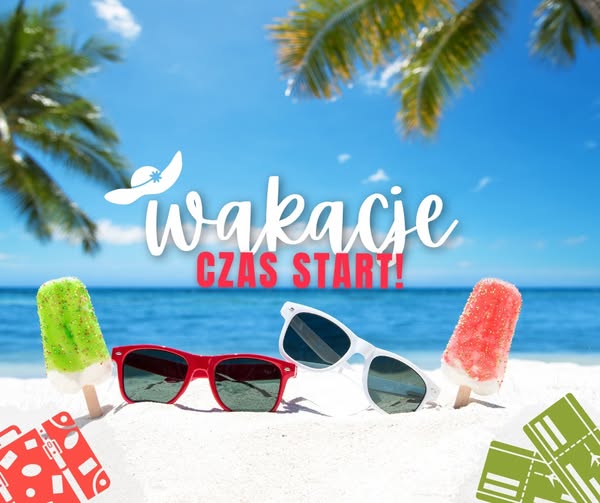 Grafika dotycząca wakacji