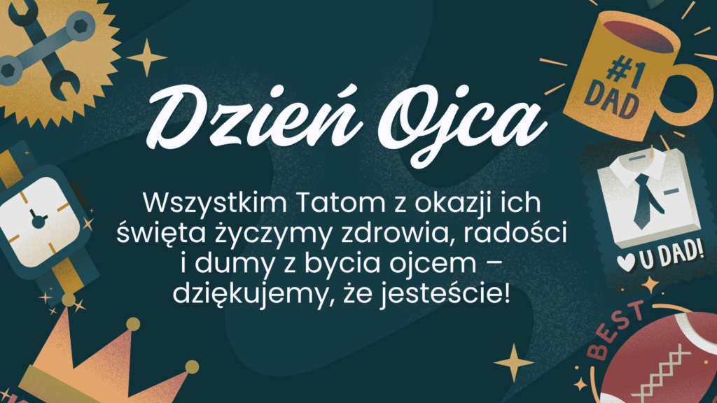 Obrazek z życzeniami na dzień ojca