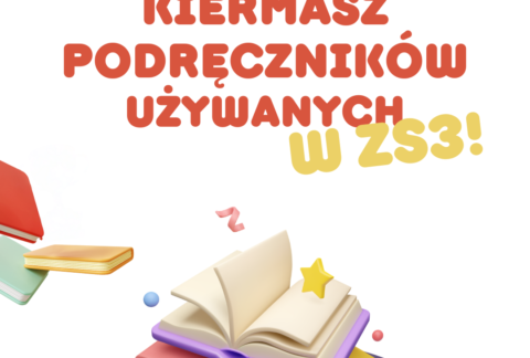 Plakat informacyjny- kiermasz podręczników